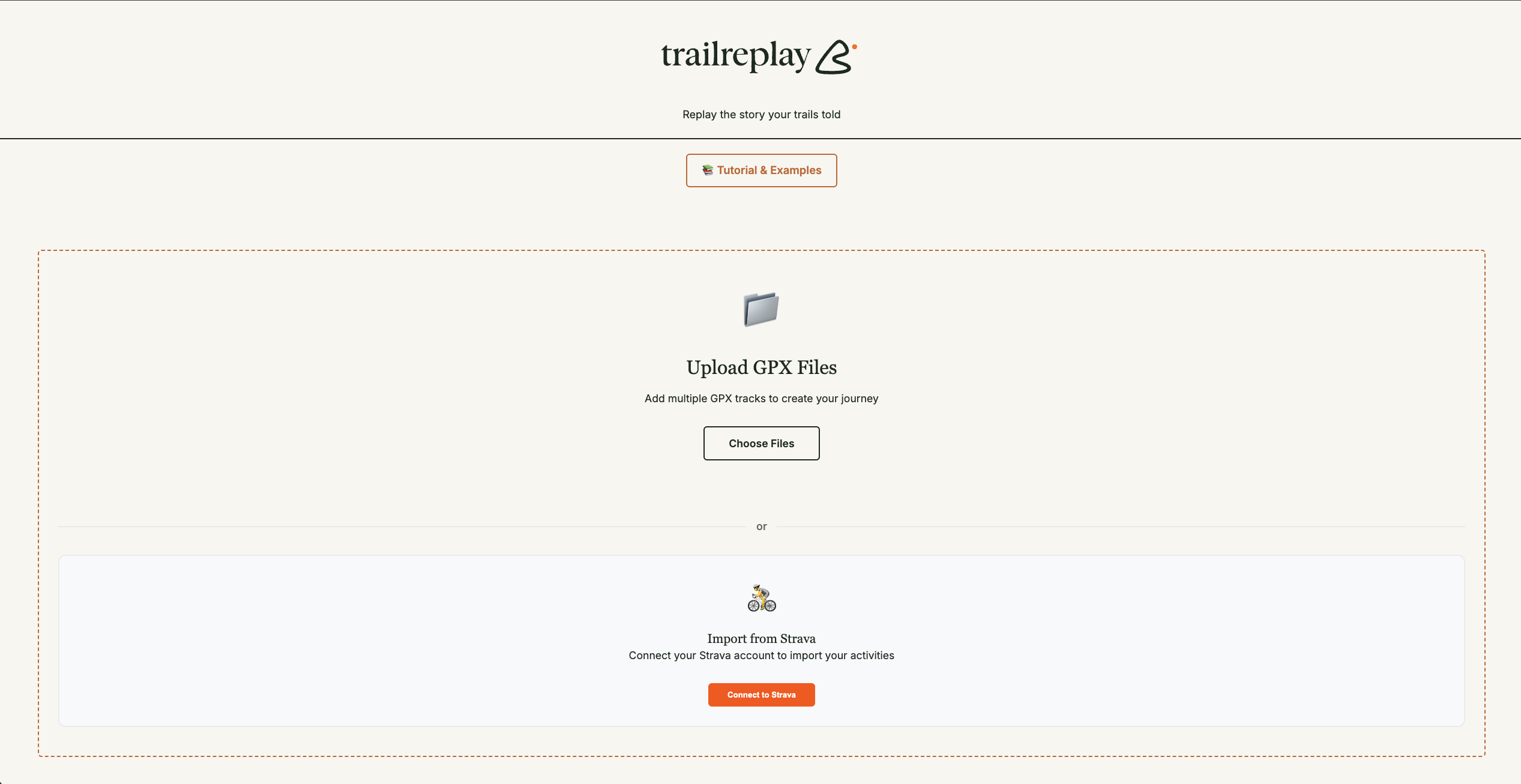 TrailReplay Landing Page
